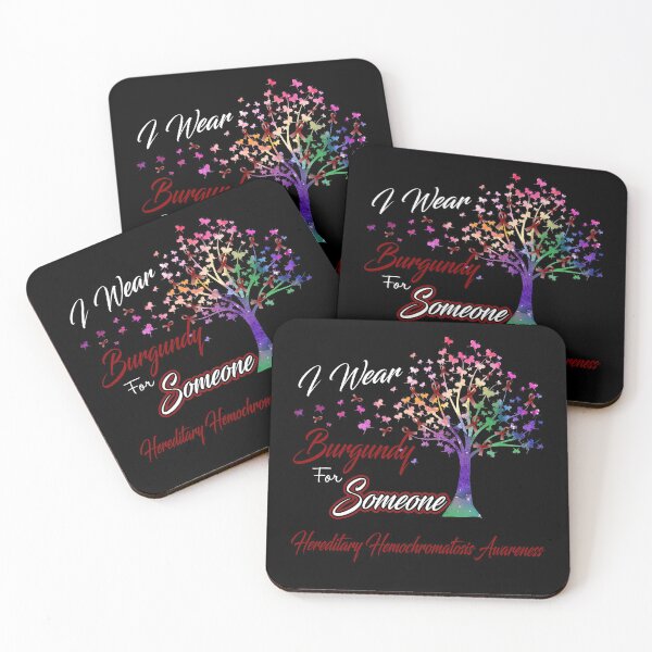 Item preview, Ribbon Tree I Wear Burgundy For Someone Hereditary Hemochromatosis Awareness designed and sold by Tadmab.