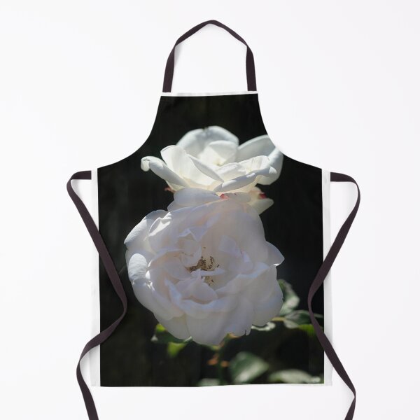 Item preview, White roses on black background designed and sold by olena2552.