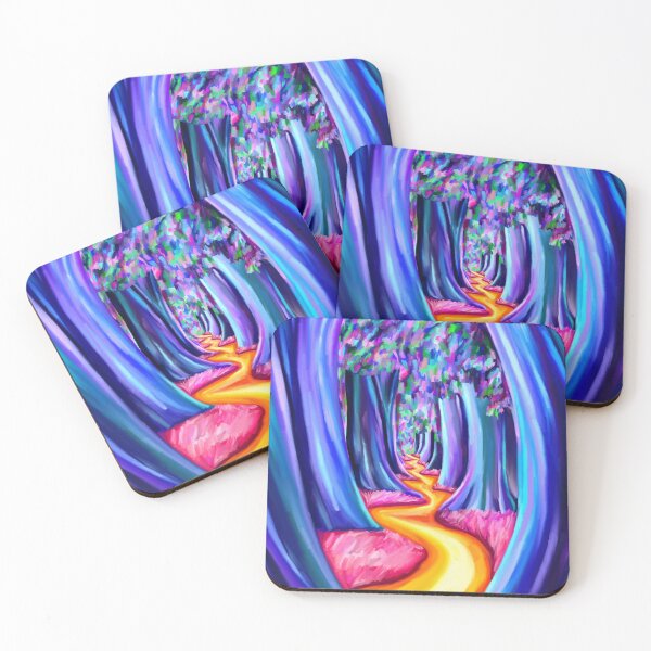 Item preview, Psychedelic Trippy Tree Forest Path designed and sold by Deborah Camp.