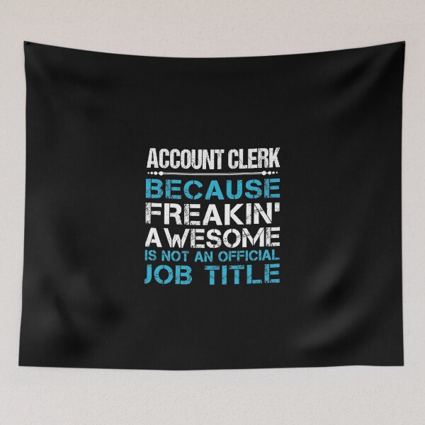 Item preview, Account Clerk T Shirt - Freaking Awesome Job Gift Item Tee designed and sold by oetate4774.