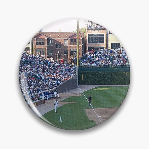Item preview, Left Field at Wrigley Field, Rooftop bleachers at Wrigley, Ivy covered outfield walls, Chicago baseball stadium, old ballparks, old Stadiums, baseball, foul pole,  designed and sold by Nostrathomas66.