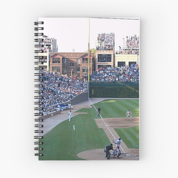 Item preview, Left Field at Wrigley Field, Rooftop bleachers at Wrigley, Ivy covered outfield walls, Chicago baseball stadium, old ballparks, old Stadiums, baseball, foul pole,  designed and sold by Nostrathomas66.