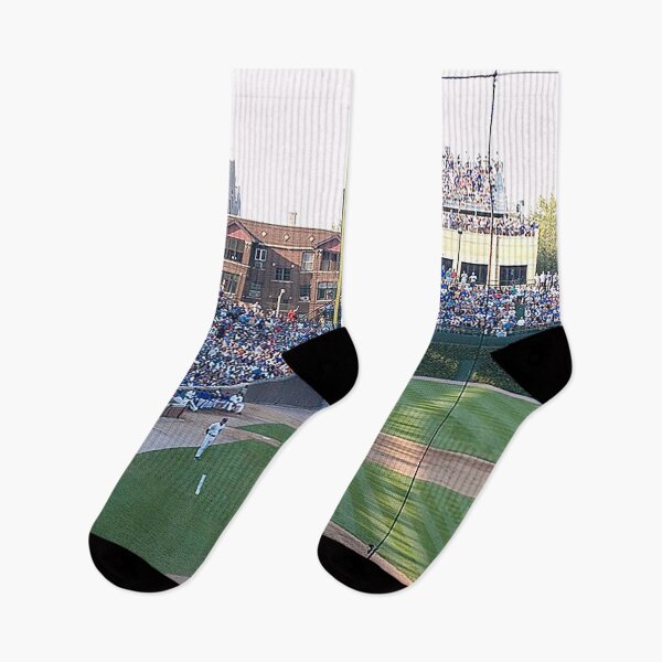 Item preview, Left Field at Wrigley Field, Rooftop bleachers at Wrigley, Ivy covered outfield walls, Chicago baseball stadium, old ballparks, old Stadiums, baseball, foul pole,  designed and sold by Nostrathomas66.