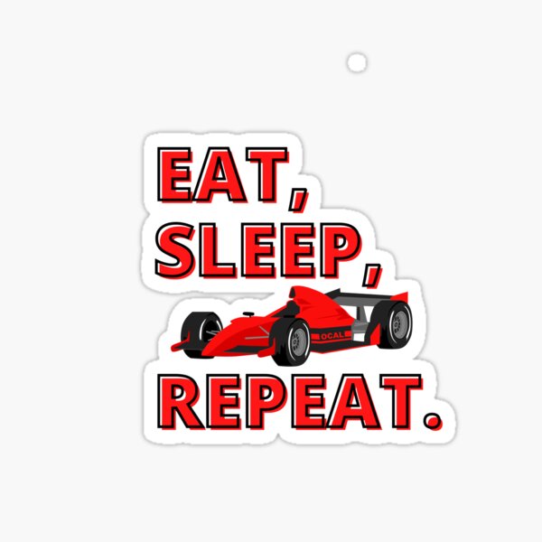 7 Farben Rennen / Fahrer Eat Sleep Go Kartsport Strampler / Body 