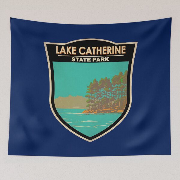 Item preview, Lake Catherine State Park Arkansas Badge designed and sold by KrisSidDesigns.