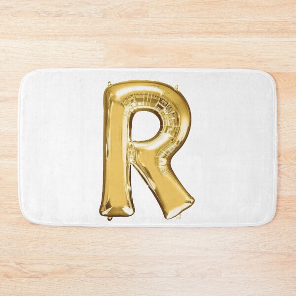 Item preview, Gold Foil Mylar Balloon Letter R designed and sold by ArcherAshleyArt.