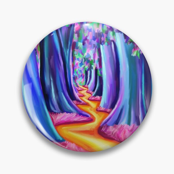 Item preview, Psychedelic Trippy Tree Forest Path designed and sold by Deborah Camp.