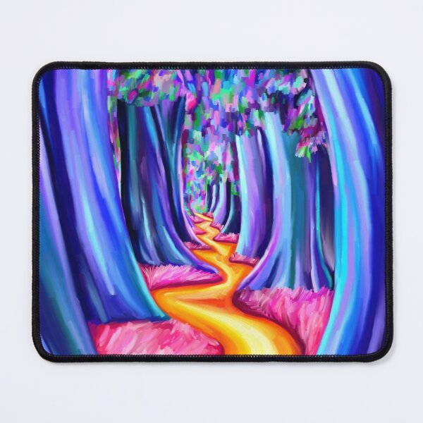 Item preview, Psychedelic Trippy Tree Forest Path designed and sold by Deborah Camp.