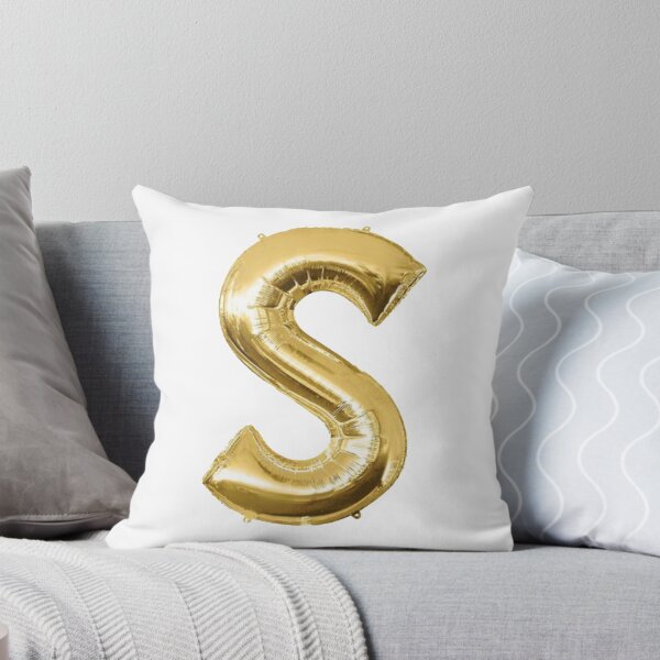 Item preview, Gold Foil Mylar Balloon Letter S designed and sold by ArcherAshleyArt.