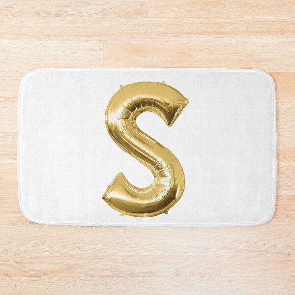 Item preview, Gold Foil Mylar Balloon Letter S designed and sold by ArcherAshleyArt.