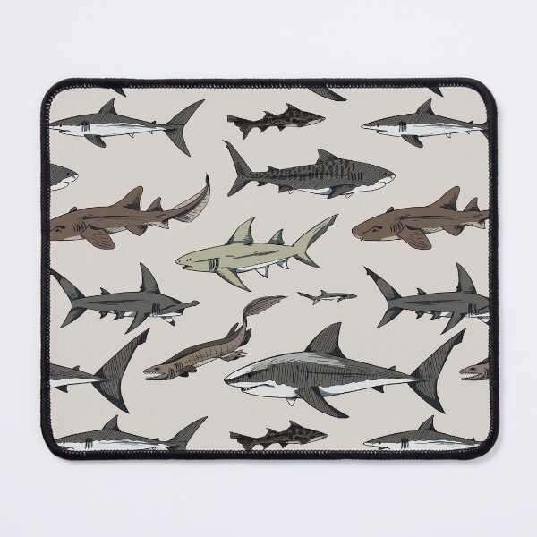 Item preview, Shark Pattern designed and sold by ClassyShark.
