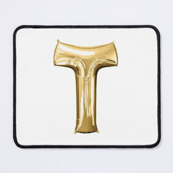 Item preview, Gold Foil Mylar Balloon Letter T designed and sold by ArcherAshleyArt.