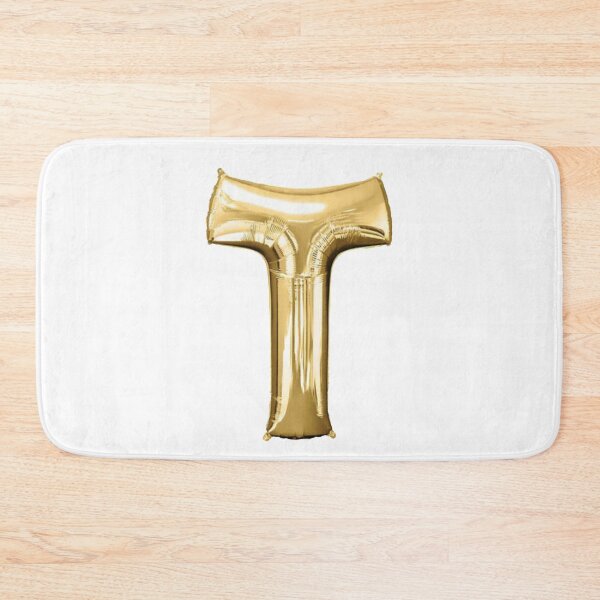 Item preview, Gold Foil Mylar Balloon Letter T designed and sold by ArcherAshleyArt.