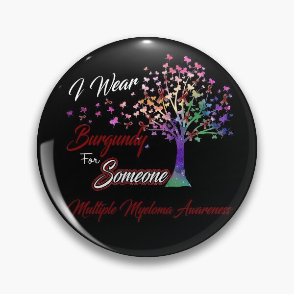 Item preview, Ribbon Tree I Wear Burgundy For Someone Multiple Myeloma Awareness designed and sold by Tadmab.