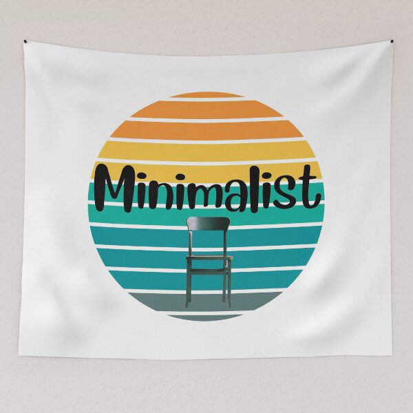 Item preview, Vintage Sunset Minimalist Simple Lifestyle Single Chair designed and sold by silviaol.