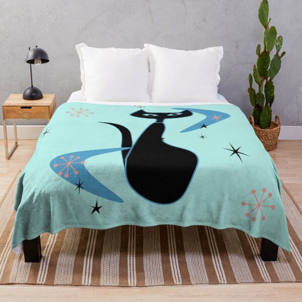 Item preview, Mid Century Kitty Boomerang Art designed and sold by LisWilliams.