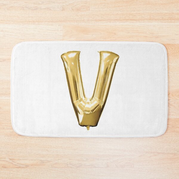 Item preview, Gold Foil Mylar Balloon Letter V designed and sold by ArcherAshleyArt.