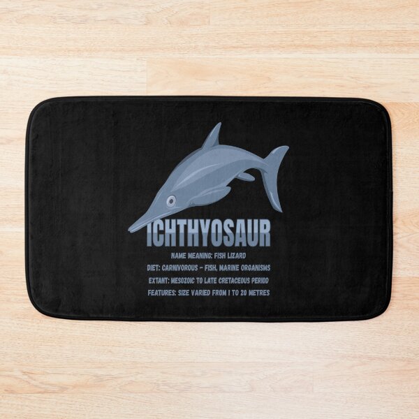 Item preview, Ichthyosaur Dinosaur Dolphin Lovers Infographic Facts Gift designed and sold by Maljonic.