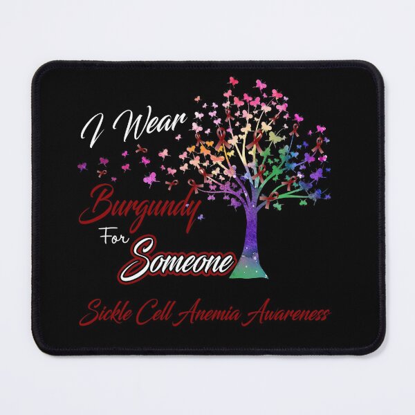 Item preview, Ribbon Tree I Wear Burgundy For Someone Sickle Cell Anemia Awareness designed and sold by Tadmab.