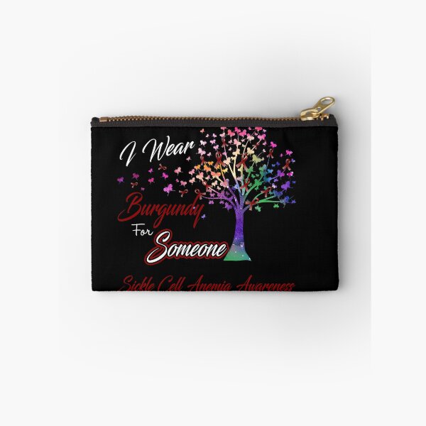 Item preview, Ribbon Tree I Wear Burgundy For Someone Sickle Cell Anemia Awareness designed and sold by Tadmab.
