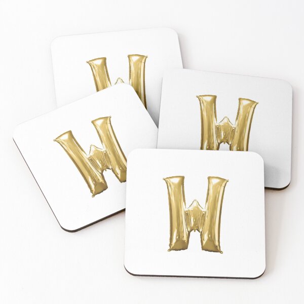 Item preview, Gold Foil Mylar Balloon Letter W designed and sold by ArcherAshleyArt.