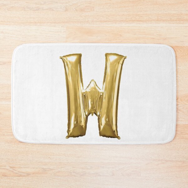 Item preview, Gold Foil Mylar Balloon Letter W designed and sold by ArcherAshleyArt.