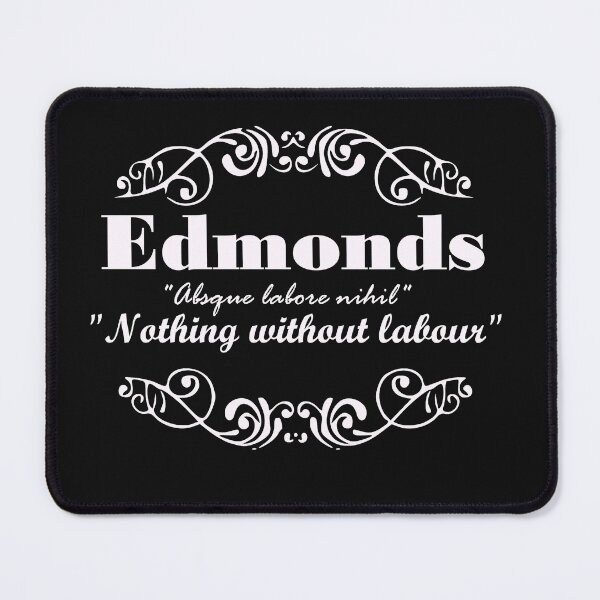 Item preview, Edmonds Surname family name last name motto designed and sold by BagTown Clans.