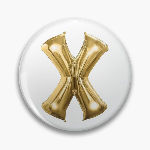 Item preview, Gold Foil Mylar Balloon Letter X designed and sold by ArcherAshleyArt.