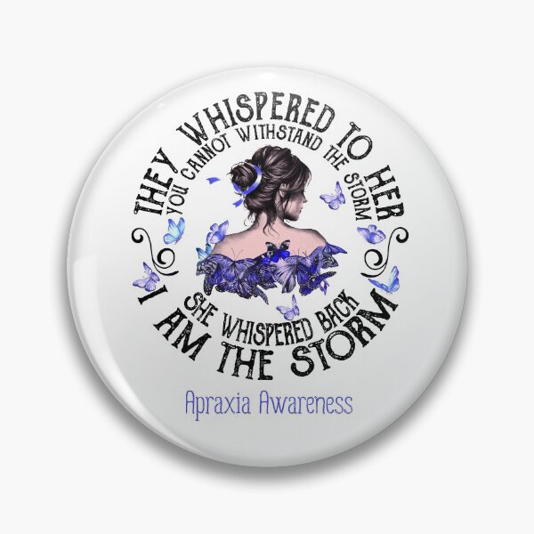 Item preview, Women Apraxia Warrior I Am The Storm designed and sold by Grooffos.