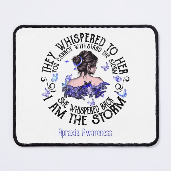 Item preview, Women Apraxia Warrior I Am The Storm designed and sold by Grooffos.