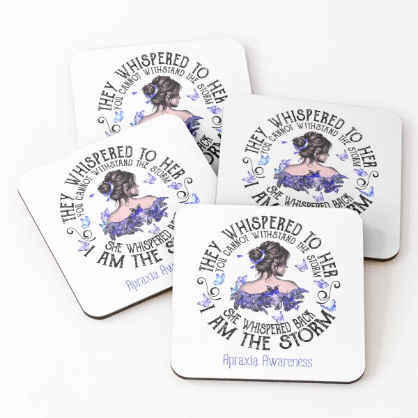 Item preview, Women Apraxia Warrior I Am The Storm designed and sold by Grooffos.