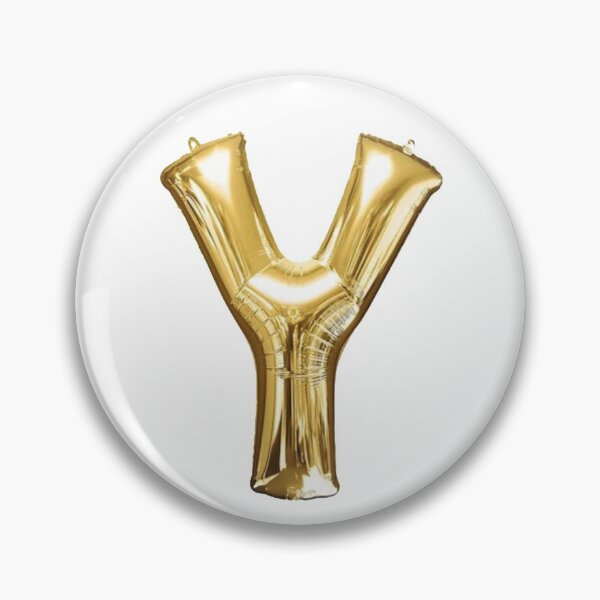 Item preview, Gold Foil Mylar Balloon Letter Y designed and sold by ArcherAshleyArt.