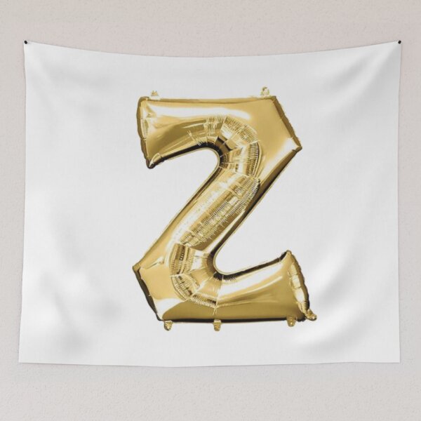 Item preview, Gold Foil Mylar Balloon Letter Z designed and sold by ArcherAshleyArt.