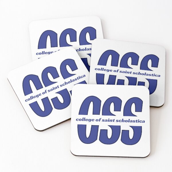 Item preview, College of Saint Scholastica Block Letters designed and sold by Becca Miller.