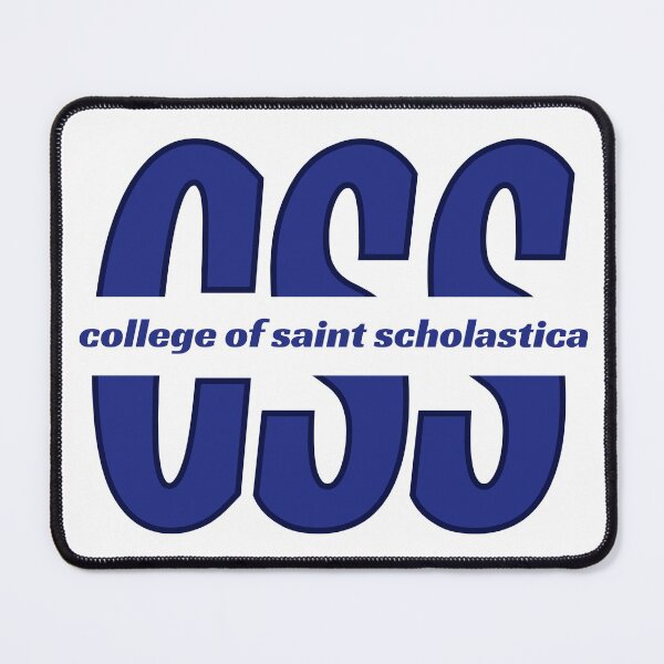 Item preview, College of Saint Scholastica Block Letters designed and sold by Becca Miller.