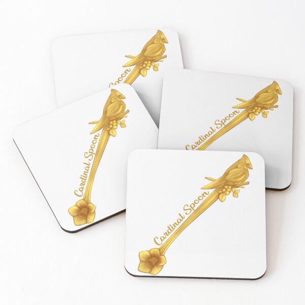 Item preview, Gold Cardinal Spoon designed and sold by Kenzie Glass.