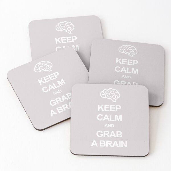 Item preview, Keep calm and grab a brain designed and sold by Occupant9.