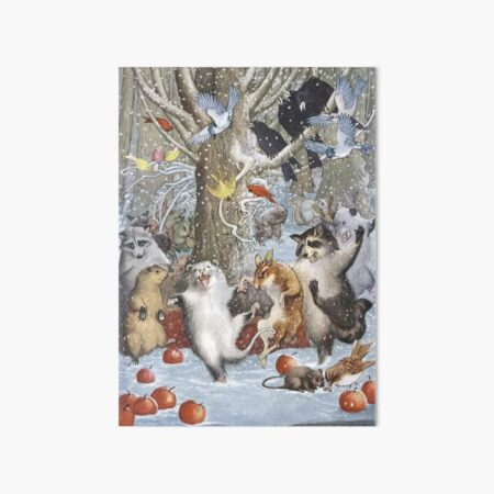 Vista previa del artículo con la obra «Navidad en el bosque Philip Vinton Clayton», diseñado y vendido por RedCapeTales.