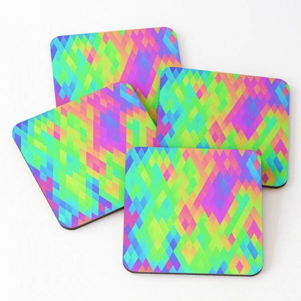 Item preview, Abstract multicolor triangles pattern designed and sold by cutecrazytshirt.