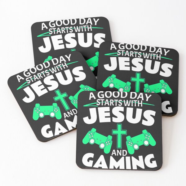 Item preview, Jesus And Gaming designed and sold by StarcyWol.