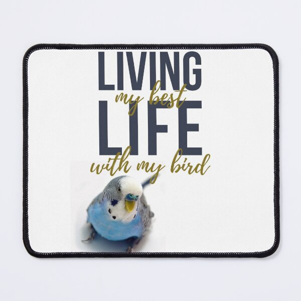 Item preview, Living Life with a Budgie designed and sold by PAPAYAGO.
