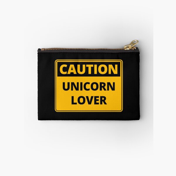 Item preview, Funny Caution Sign - Unicorn Lover designed and sold by thehappylamb.