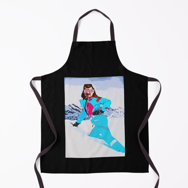 Item preview, ski suit Mullet moustache retro vintage skiing 80's designed and sold by Captain-Jackson.