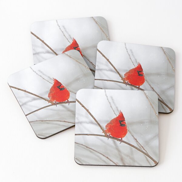 Item preview, Winter Male Northern Red Cardinal designed and sold by Deb Oppermann.