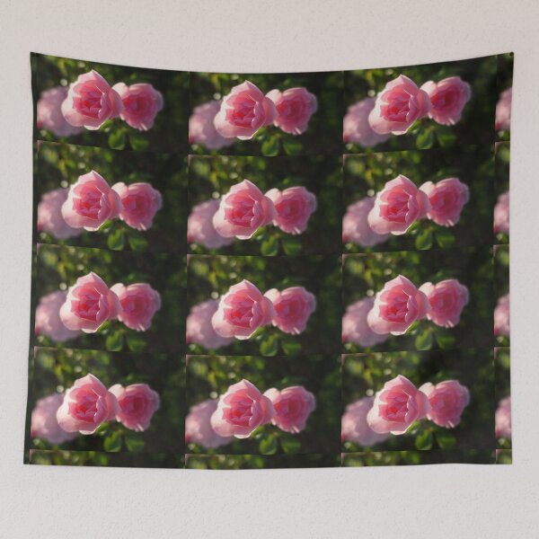 Item preview, Pretty two pink rose flowers designed and sold by naturematters.