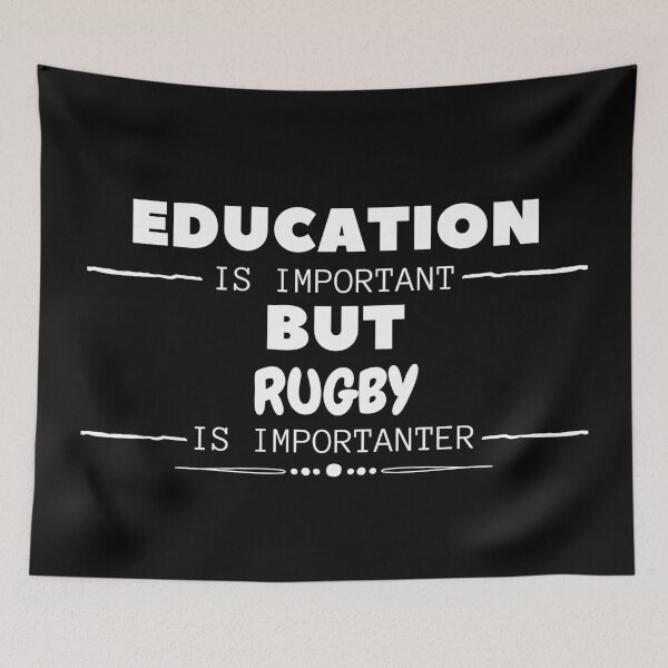 Item preview, Education is important but rugby is importanter designed and sold by adelferhat.