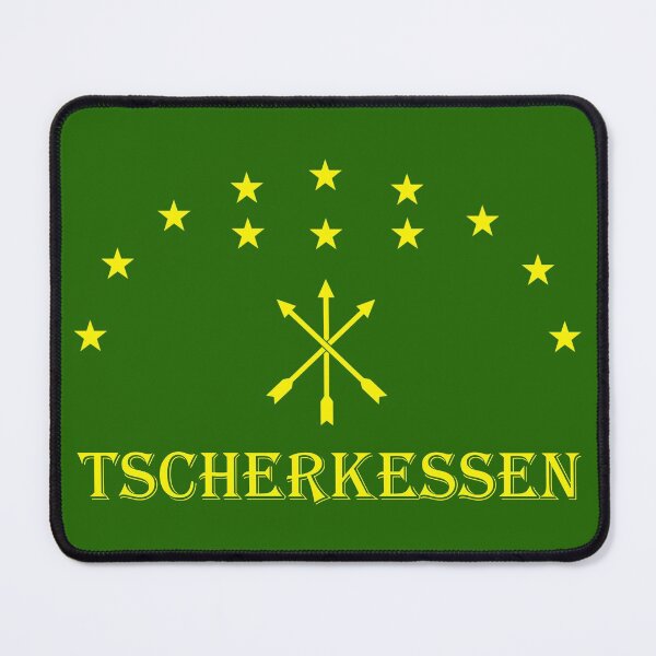 Item preview, Tscherkessen Flag With Yellow Stars Perfect Adiga Gift Great Adiga designed and sold by naworas.