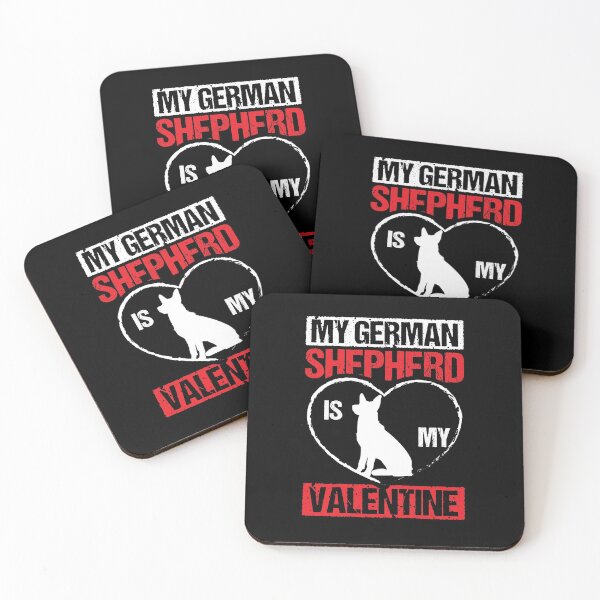 Item preview, My German Shepherd Is My Valentine designed and sold by Betsytiptoe.