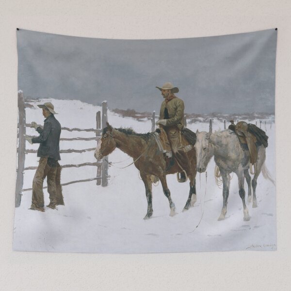Item preview, Frederic Remington's The Fall of the Cowboy designed and sold by mosfunky.