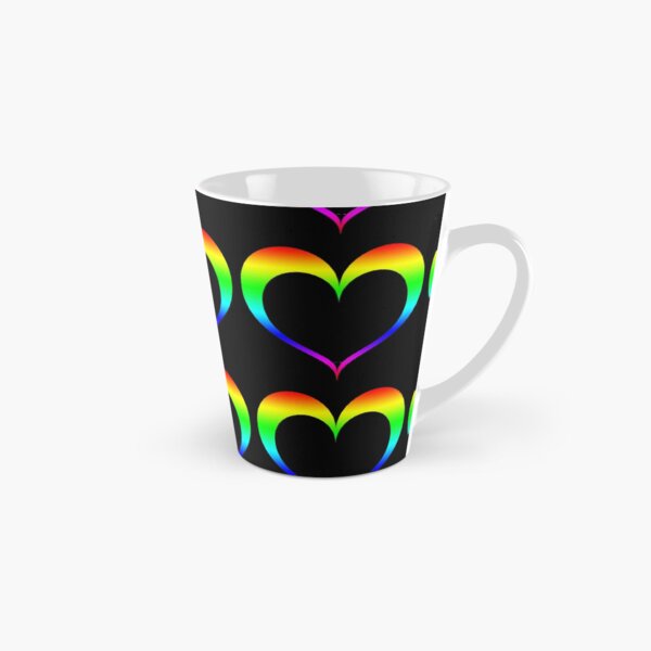 Beautiful Rainbow Heart of Love Tall Mug